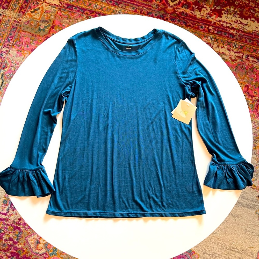 14th & Union from Nordstrom Blue Long Sleeve Top